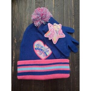 NEW Nickelodeon JoJo Siwa Hat & Glove Set Girl